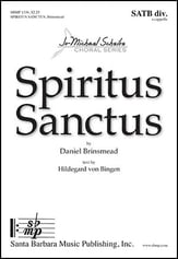 Spiritus Sanctus SATB choral sheet music cover